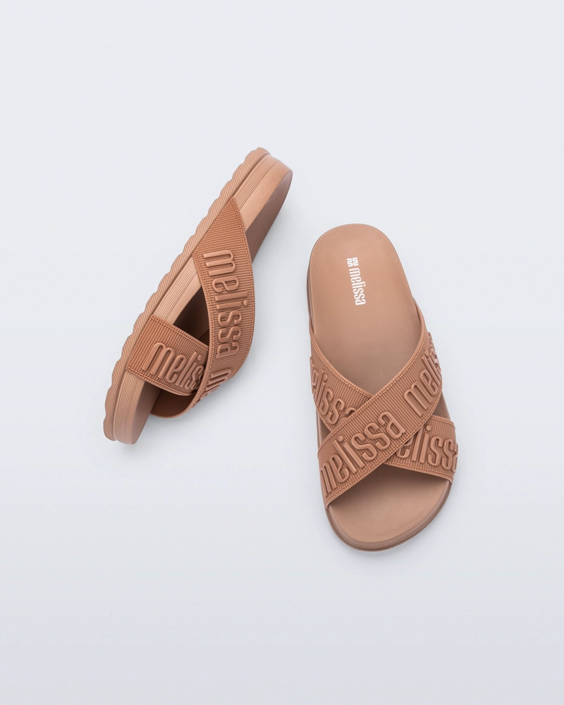 SANDALIA MUJER MELISSA COZY SLIDE M LOVER II MARRON - 4