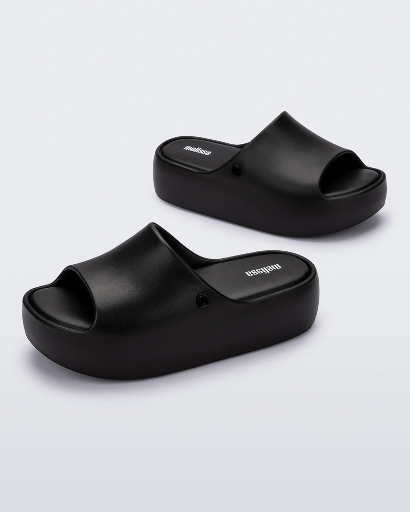 SANDALIA MELISSA PLATFORM SLIDE NEGRO - 3