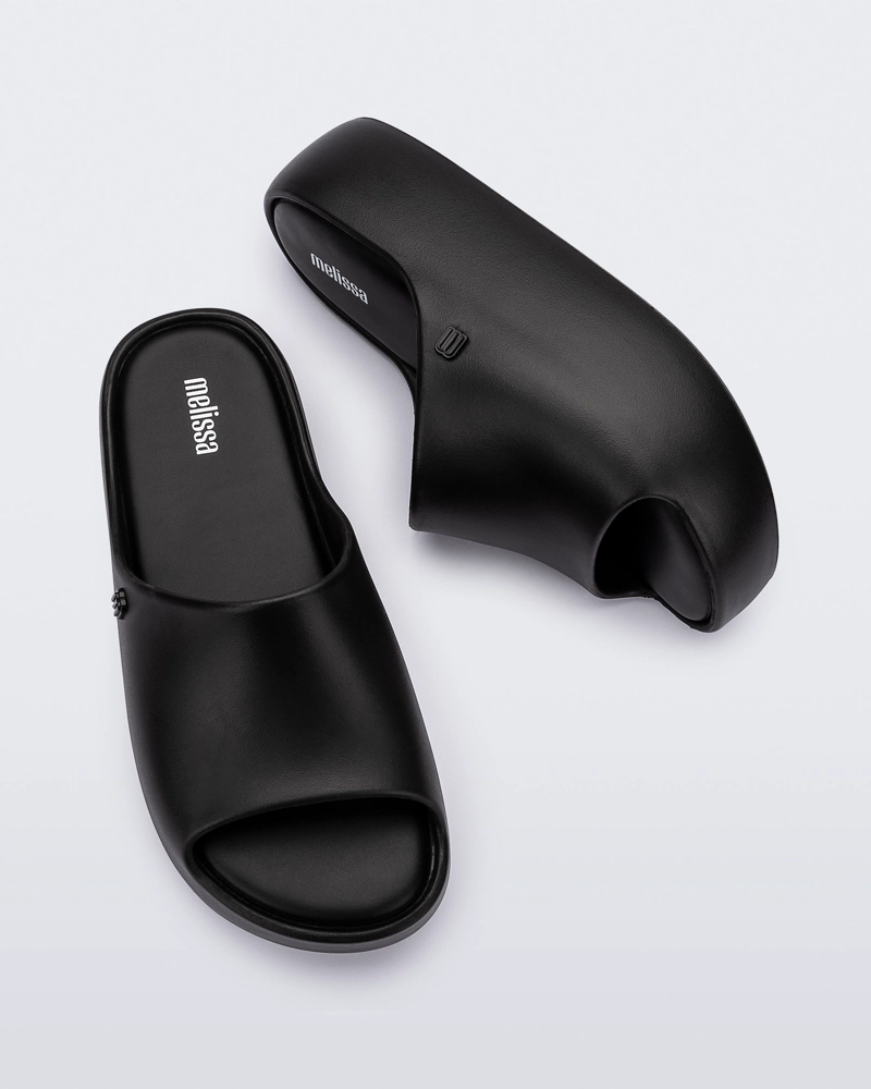 SANDALIA MELISSA PLATFORM SLIDE NEGRO - 4
