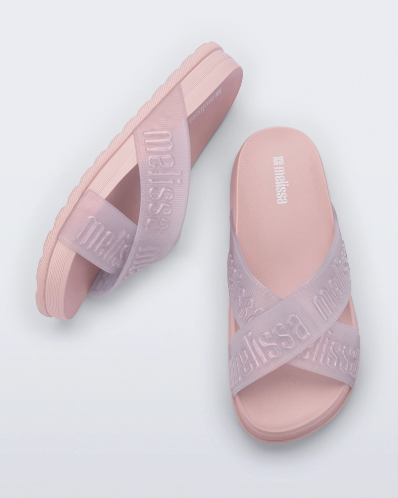 SANDALIA MUJER MELISSA COZY SLIDE M LOVER II ROSA NACARADO - 4