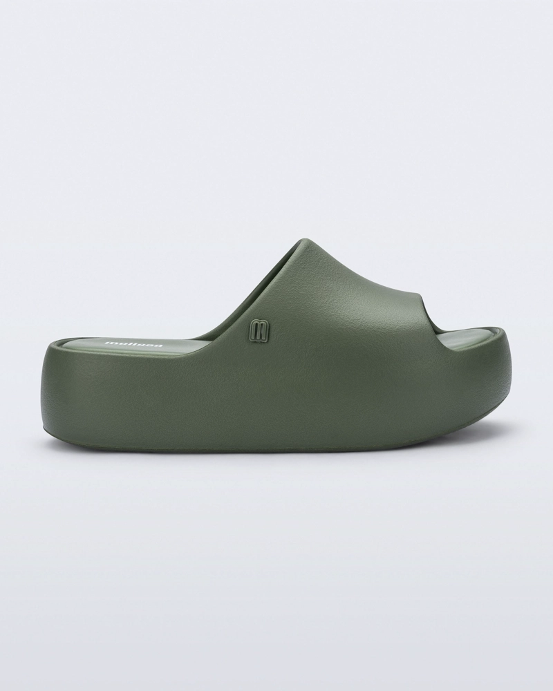 SANDALIA MELISSA PLATFORM SLIDE VERDE - 1
