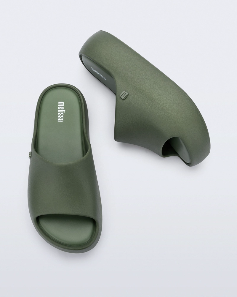 SANDALIA MELISSA PLATFORM SLIDE VERDE - 3