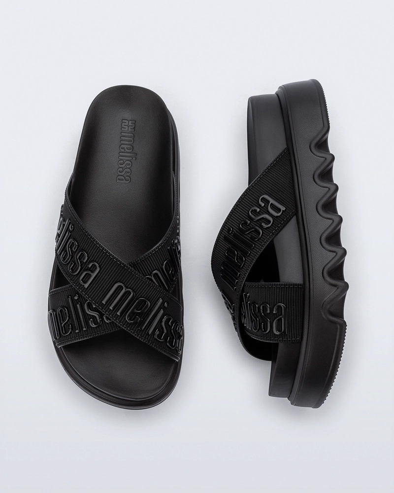 SANDALIA MELISSA CROSS M LOVER NEGRO - 4