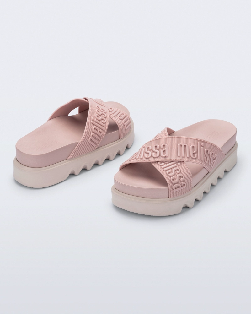 SANDALIA MELISSA CROSS M LOVER BEIGE ROSA - 3