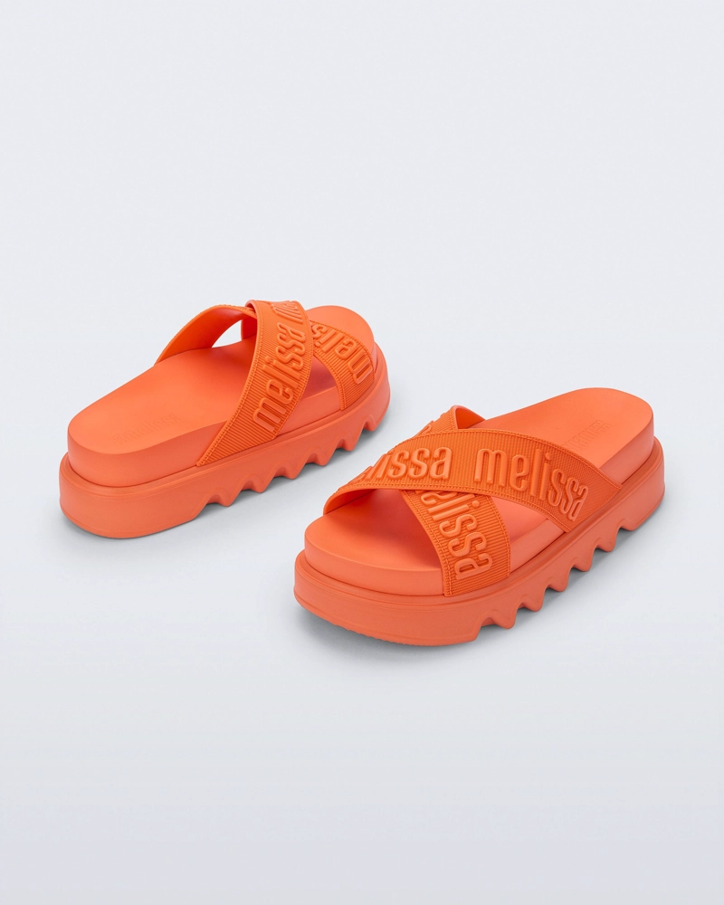 SANDALIA MELISSA CROSS M LOVER NARANJA - 3