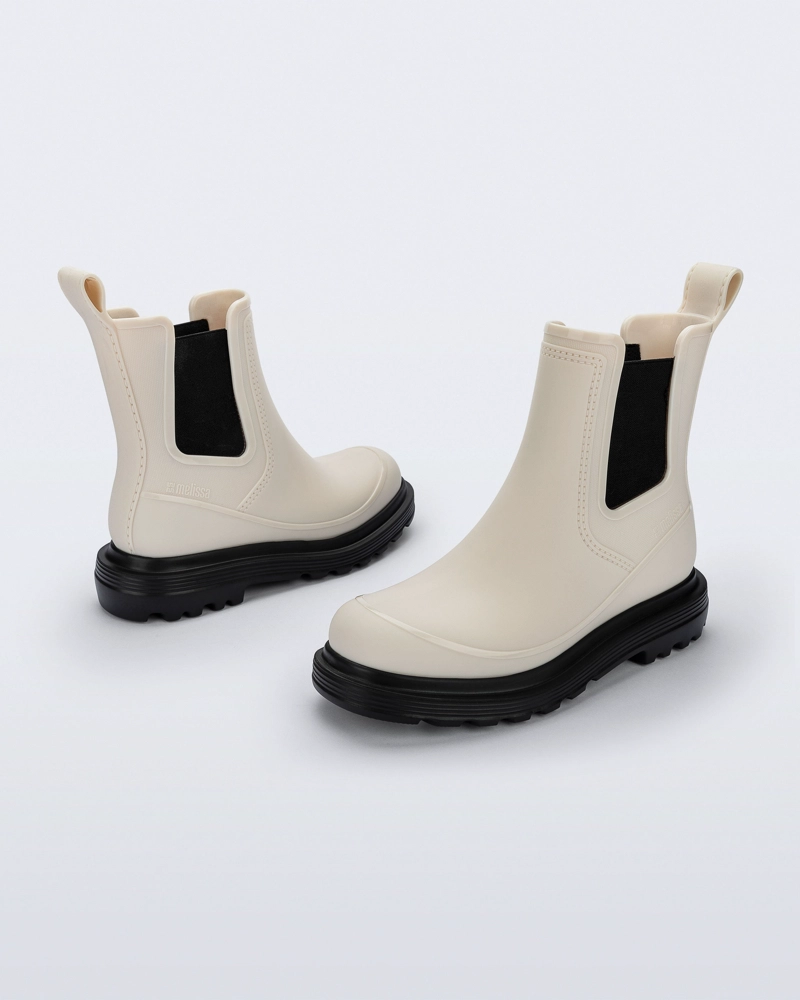 MELISSA NOIR BOOT NEGRO/BEIGE - 2