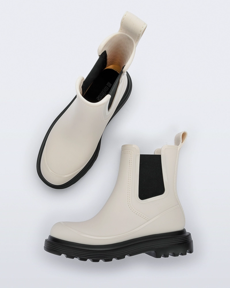 MELISSA NOIR BOOT NEGRO/BEIGE - 3