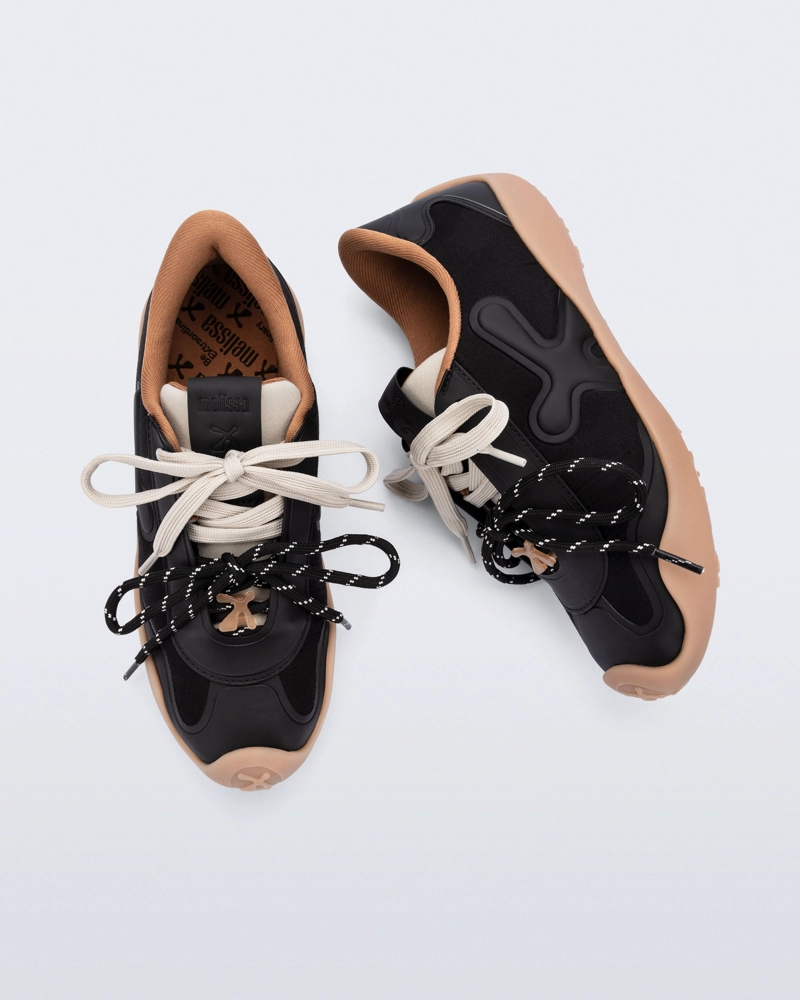 MELISSA X BEND NEGRO/BEIGE - 4