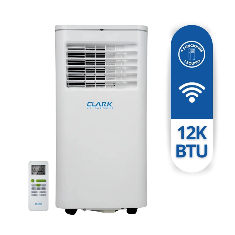 AIRE ACONDICIONADO PORTÁTIL FRÍO/CALOR 12.000 BTU - 3
