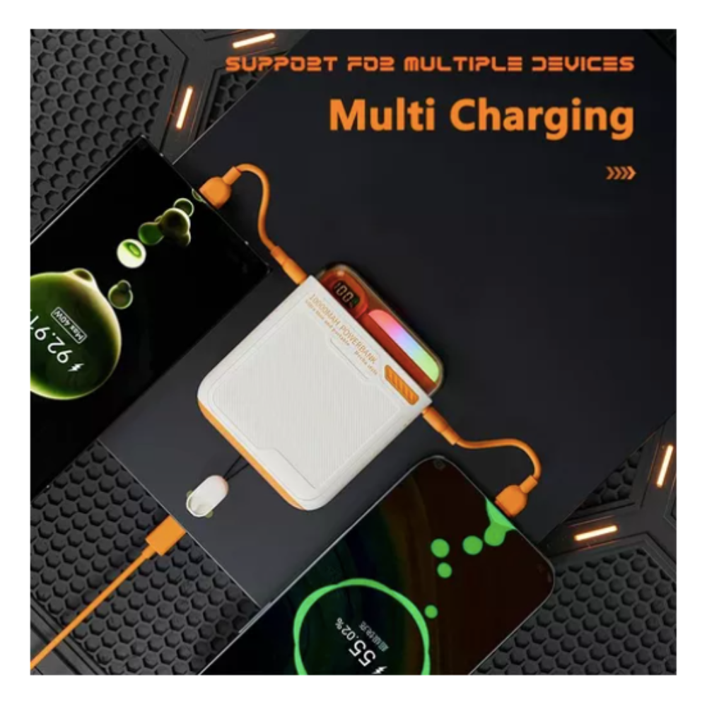 POWER BANK BATERIA EXTERNA PRO9 10.000 MAH CARGA RAPIDA 22.5W IPHONE ANDROID - 5