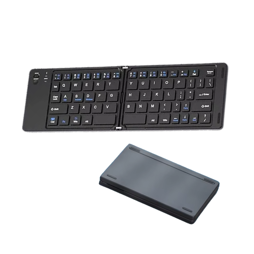 MINI TECLADO PLEGABLE ESPAÑOL PORTATIL BLUETOOTH - 1