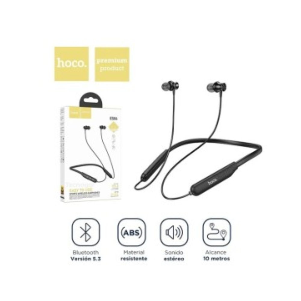 AUDIFONOS BLUETOOTH HOCO ES64 SPORTS 30HRS CON GOMITAS - 4