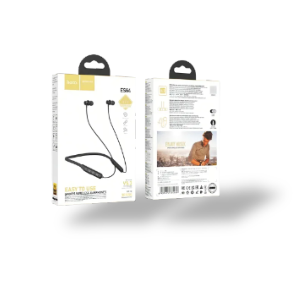 AUDIFONOS BLUETOOTH HOCO ES64 SPORTS 30HRS CON GOMITAS - 5
