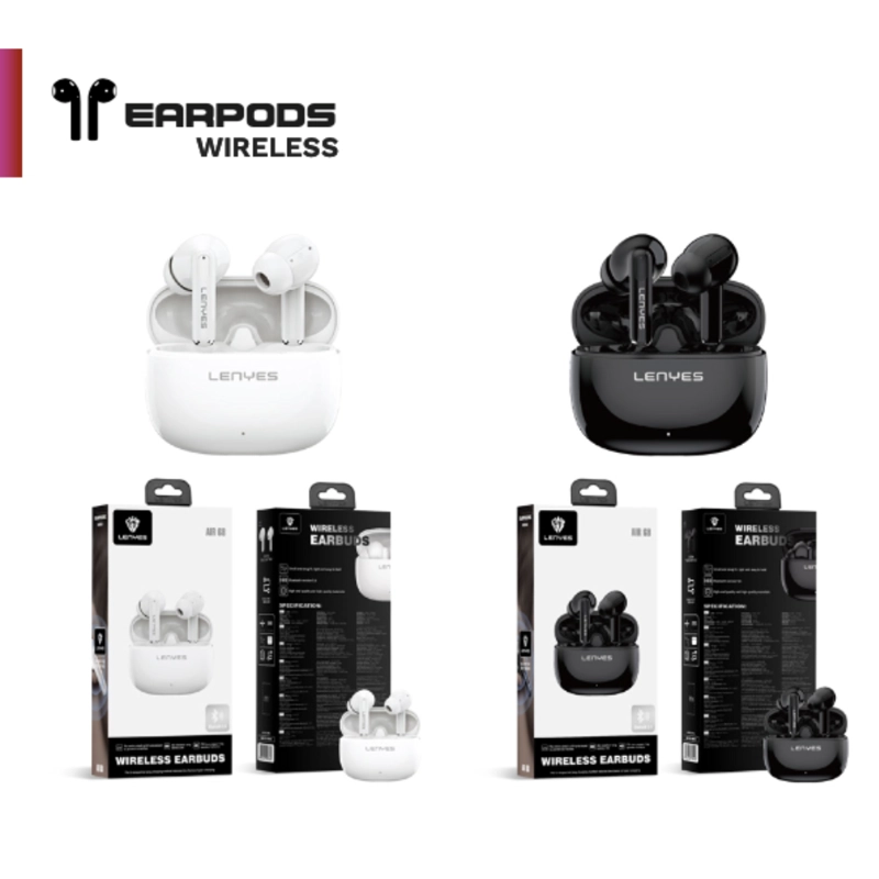 AUDIFONO IN EAR BLUETOOTH LENYES AIR 68 NEGROS - 4