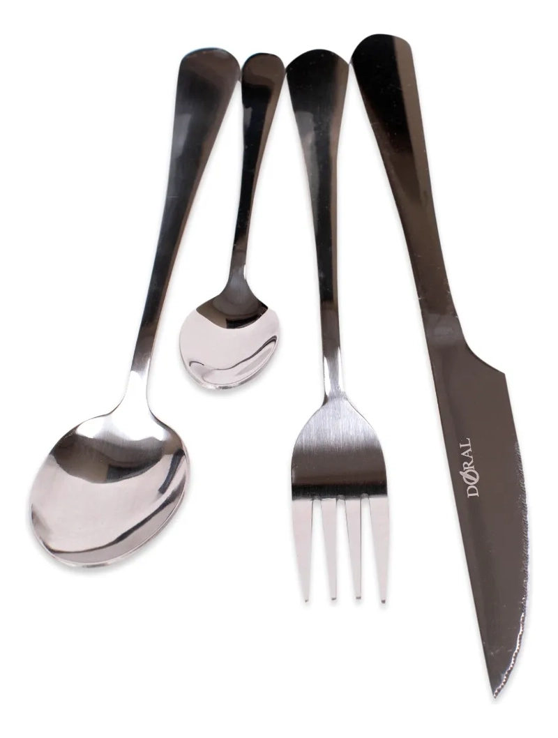 UEGO CUCHILLERIA 24 PIEZAS 1.5 MM PLATEADO DORAL COLOR CLASSIC - 2
