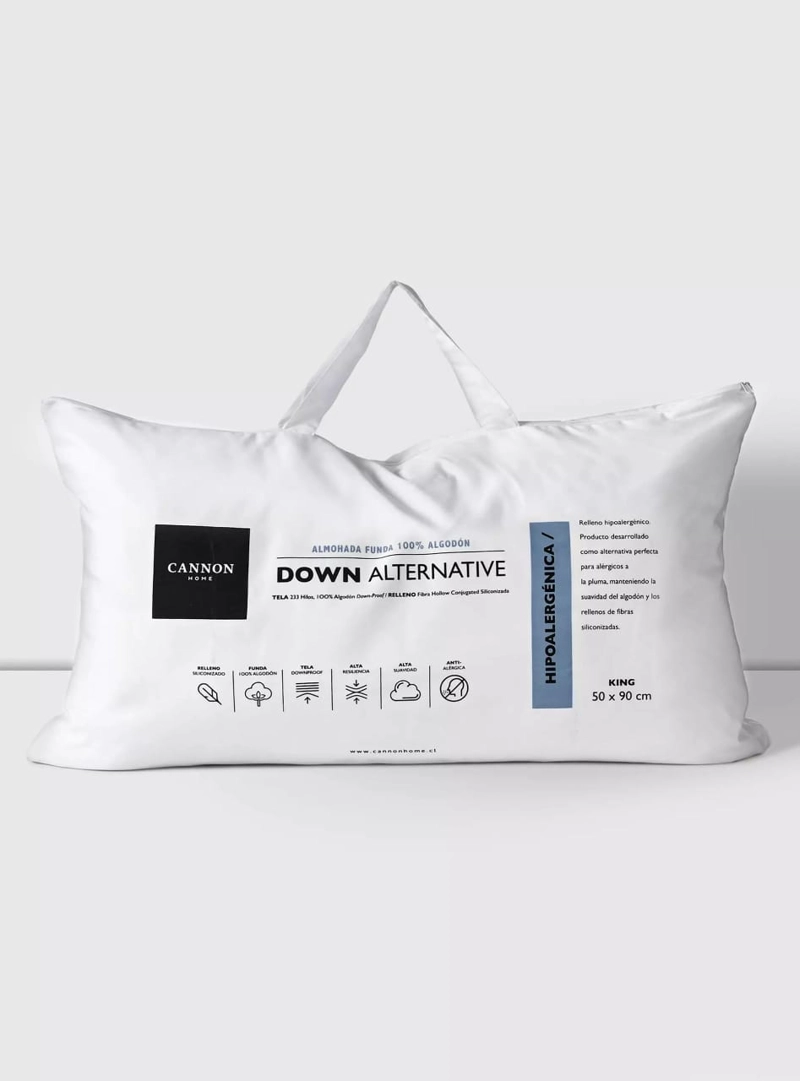 ALMOHADA DOWN ALTERNATIVE 50X90 PREMIUM - CANNON - 1