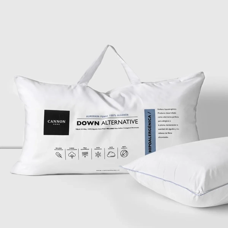 ALMOHADAS PACK DE 2 DOWN ALTERNATIVE 50X90 PREMIUM - CANNON - 5