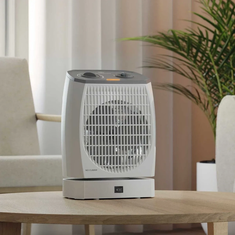 TERMOVENTILADOR 2000W Y TERMOSTATO TV550 BLANCO MADEMSA - 4