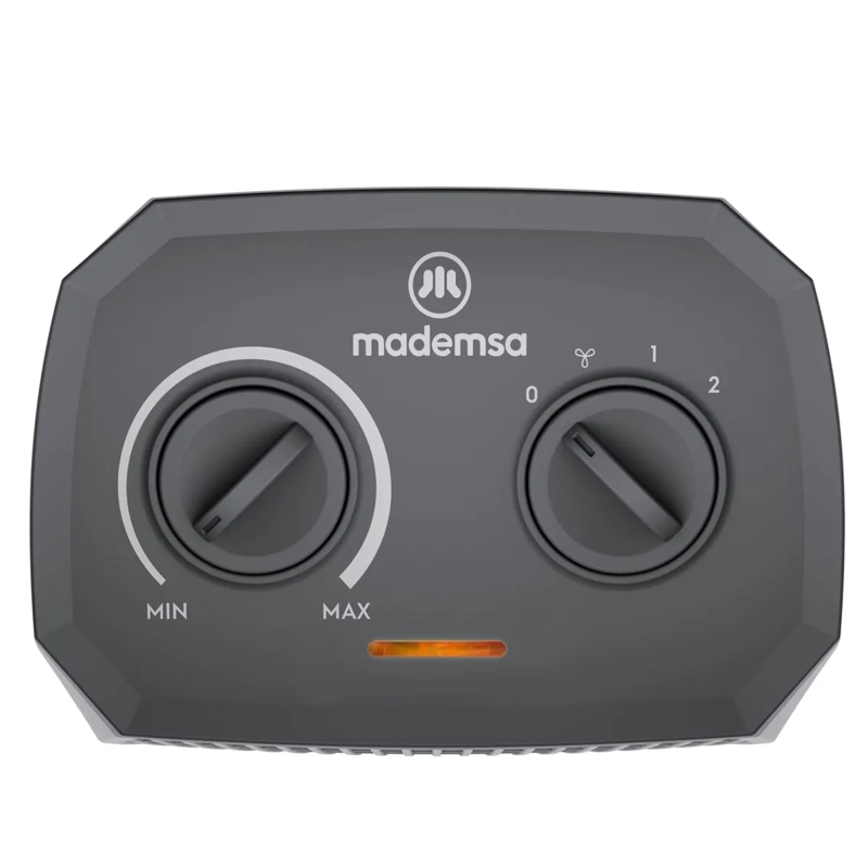 TERMOVENTILADOR 2000W Y TERMOSTATO TV550 BLANCO MADEMSA - 6