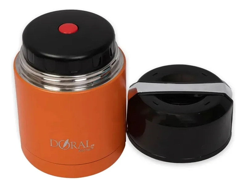 TERMO COMIDA C/MANILLA BUFFET 1000 ML NEGRO DORAL - 2