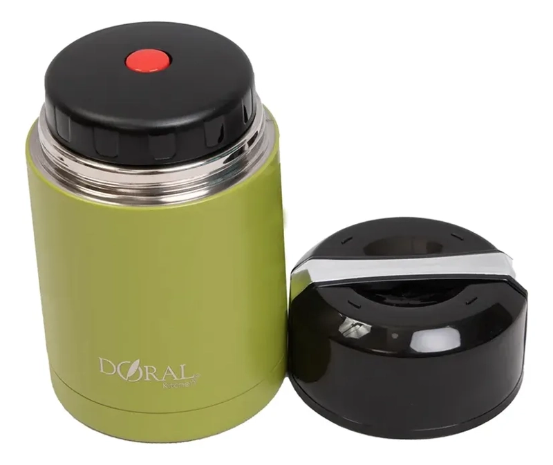 TERMO COMIDA C/MANILLA BUFFET 1000 ML NEGRO DORAL - 4