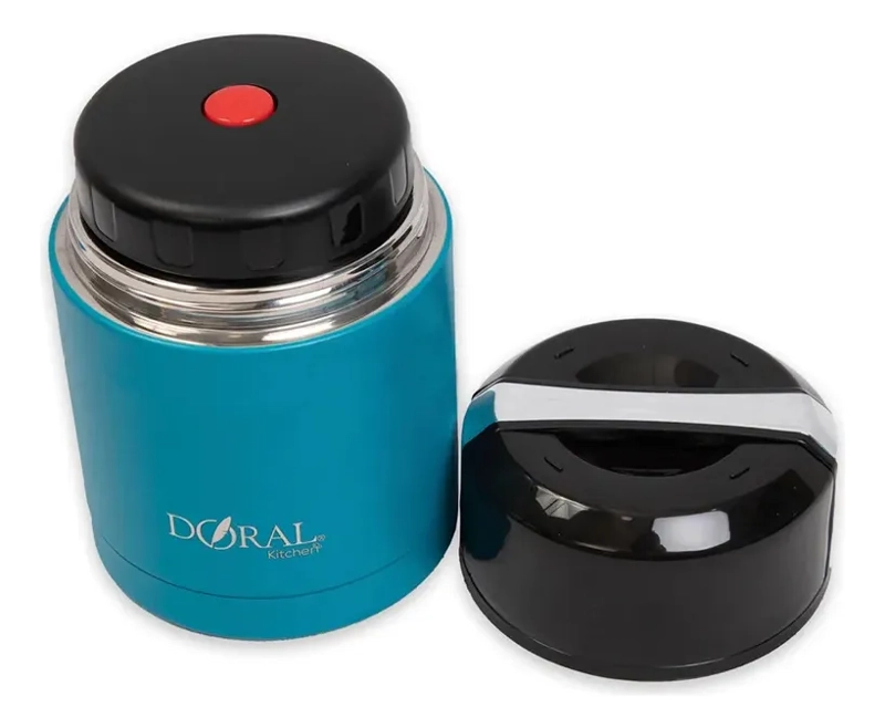 TERMO COMIDA C/MANILLA BUFFET 1000 ML NEGRO DORAL - 4