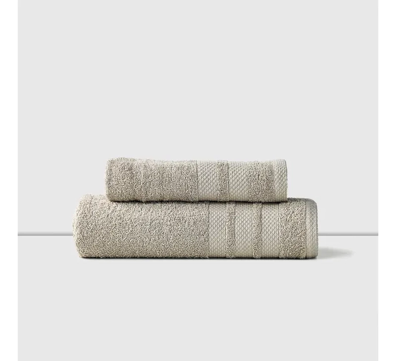 SET 2 TOALLAS AF CANNON 100% ALGODON 400GR BAÑO MANO - 2