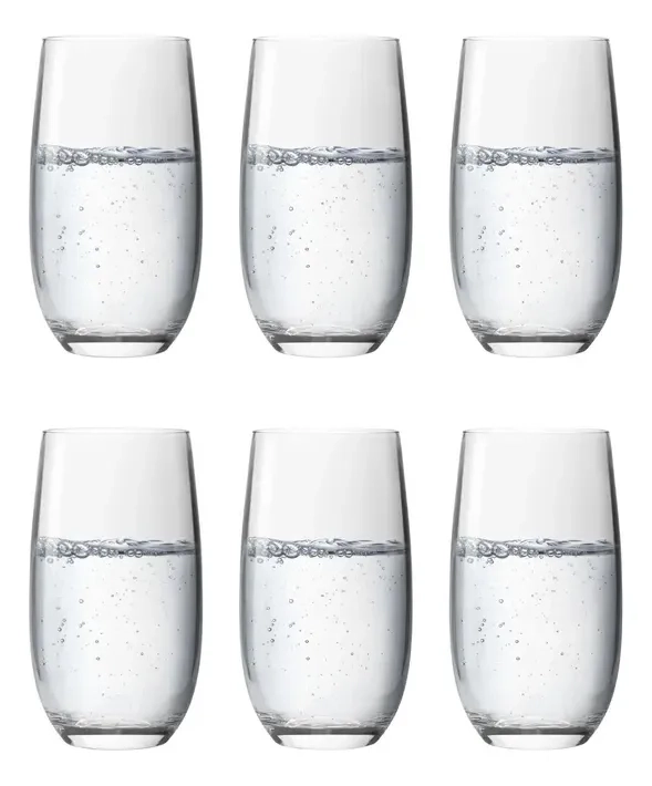 SET 6 VASOS ALTOS MONTEPULCIANO VALLEY 500 ML HAUSMANN - 1