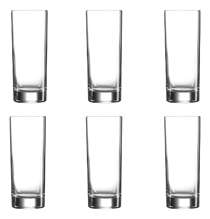 SET DE 6 VASOS ALTOS 334CC LEXINGTON CRISTAR - 1