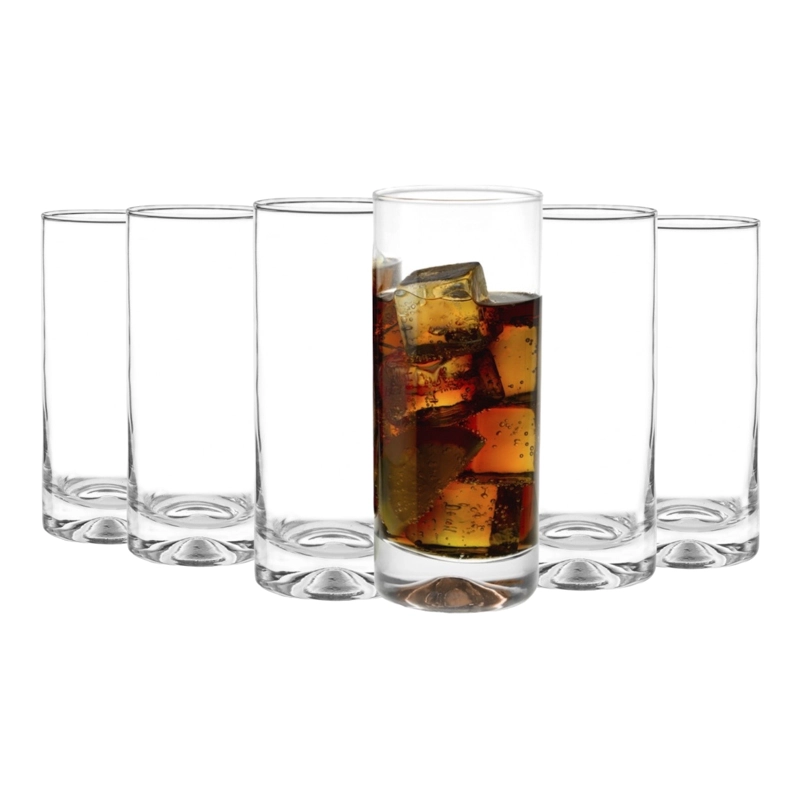 SET 6 VASOS ALTOS MANHATAN 450ML CRISTAR - 1