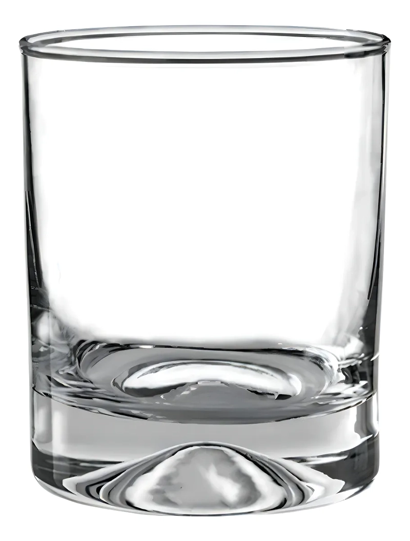 SET 6 VASOS WHISKY BAJOS MANHATAN  340ML CRISTAR - 4