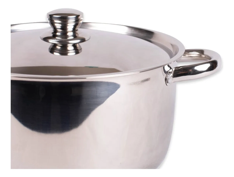 BATERIA DE COCINA 6 PIEZAS MALAGA ACERO INOXIDABLE CON TAPAS DORAL - 3