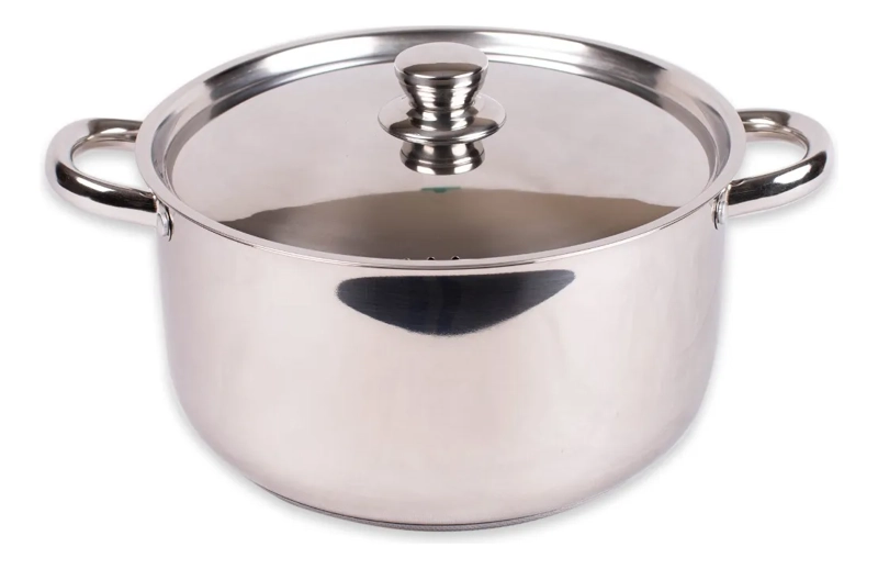 BATERIA DE COCINA 6 PIEZAS MALAGA ACERO INOXIDABLE CON TAPAS DORAL - 5