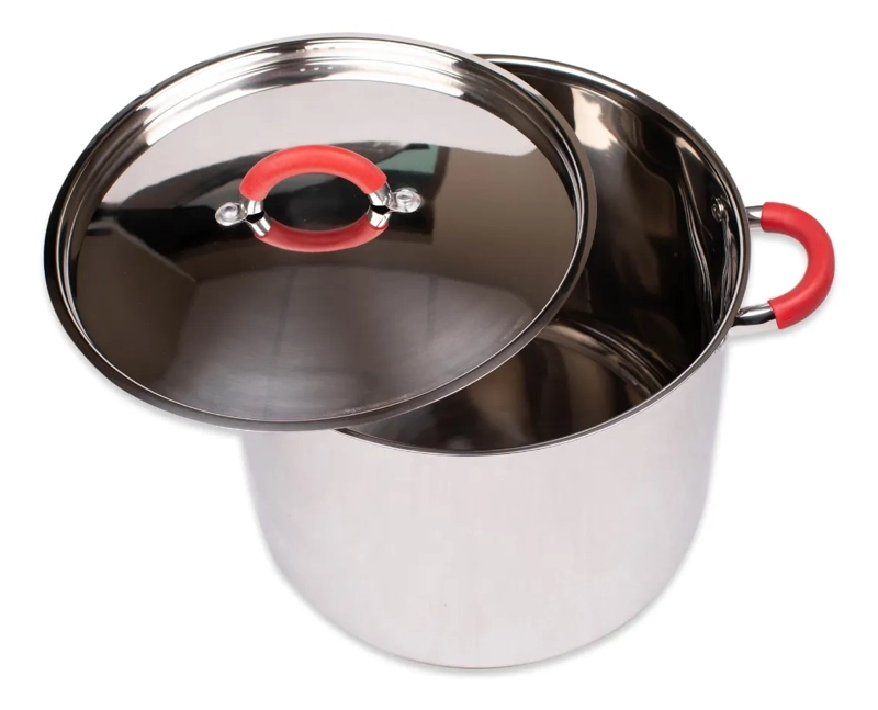 OLLA NIZZA ACERO INOXIDABLE11.4L 26CM CON TAPA PLATEADA DORAL - 2