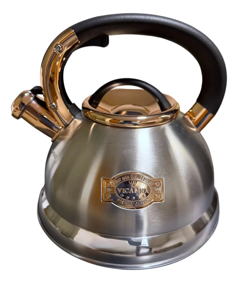 TETERA SILBADORA ACERO INOXIDABLE VICALINA COCINA, 3 LITROS - 1