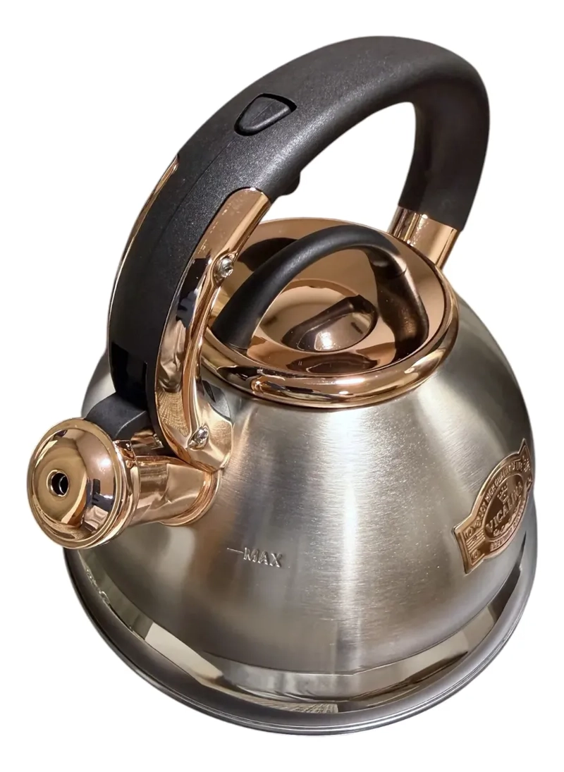 TETERA SILBADORA ACERO INOXIDABLE VICALINA COCINA, 3 LITROS - 5