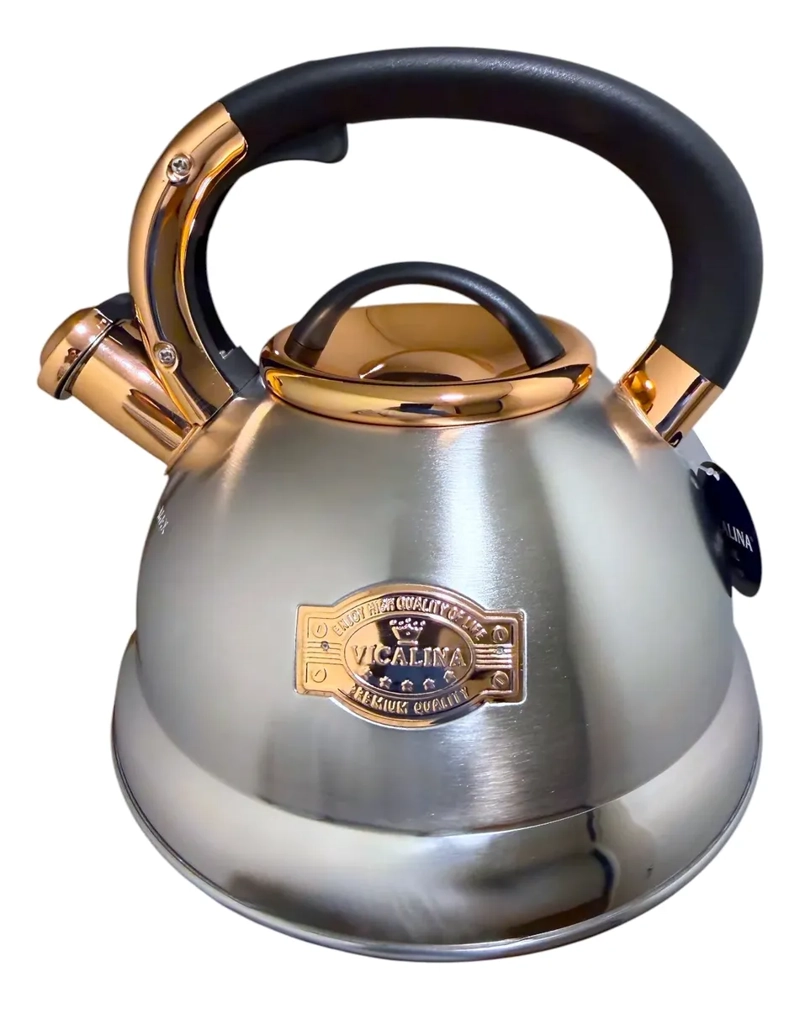 TETERA SILBADORA ACERO INOXIDABLE VICALINA COCINA, 3 LITROS - 6