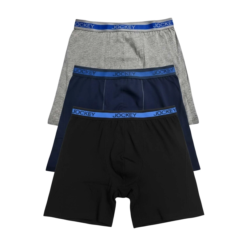 PACK DE 3 BOXER LARGOS ALGODON STRECH HOMBRE JOCKEY - 1