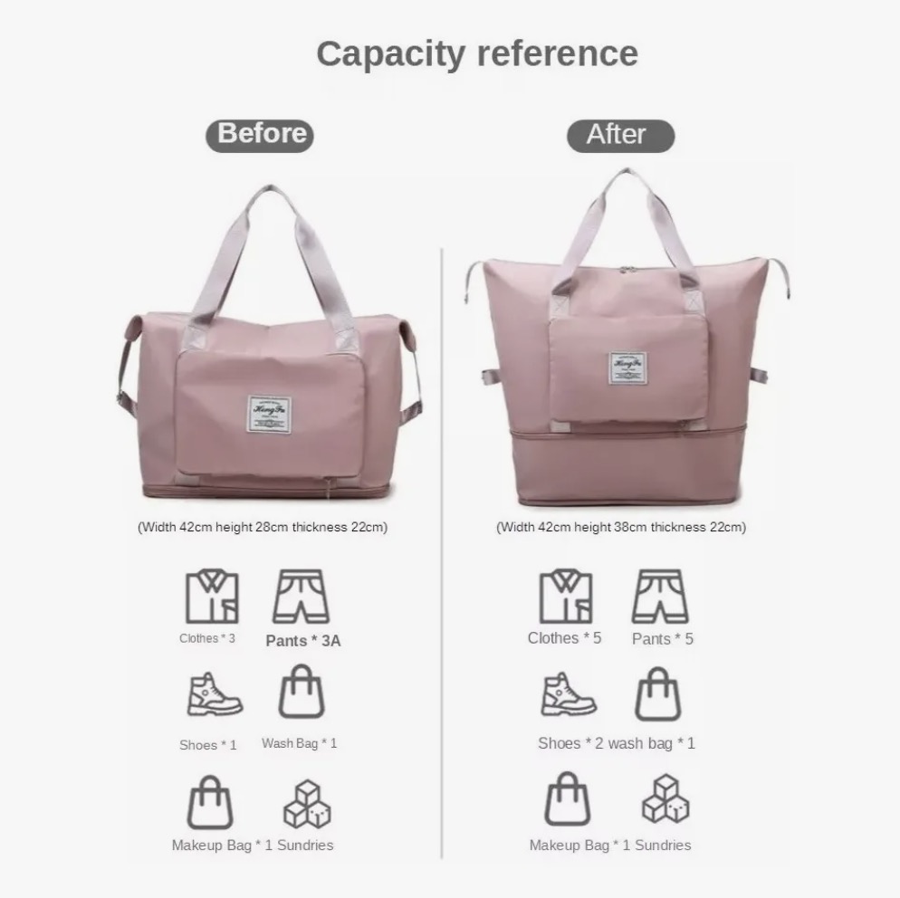 BOLSA GRAN CAPACIDAD PARA VIAJES - 3