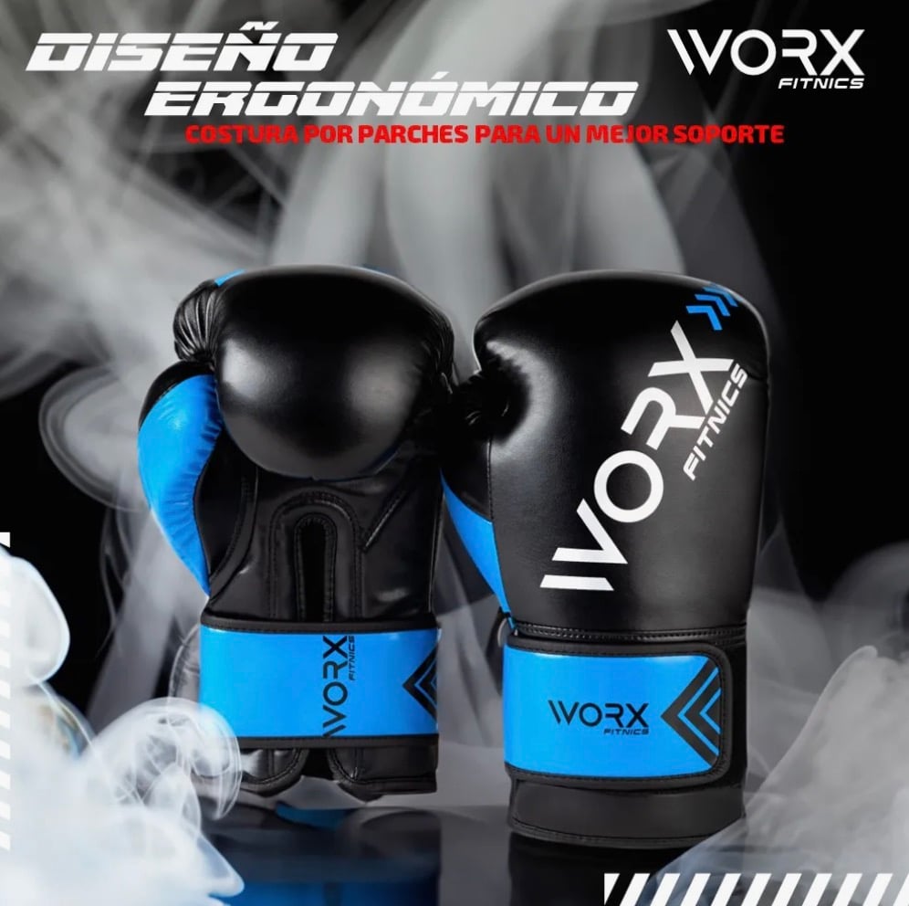 GUANTES DE BOXEO PROFESIONAL DE ALTA CALIDAD NEGRO - 3