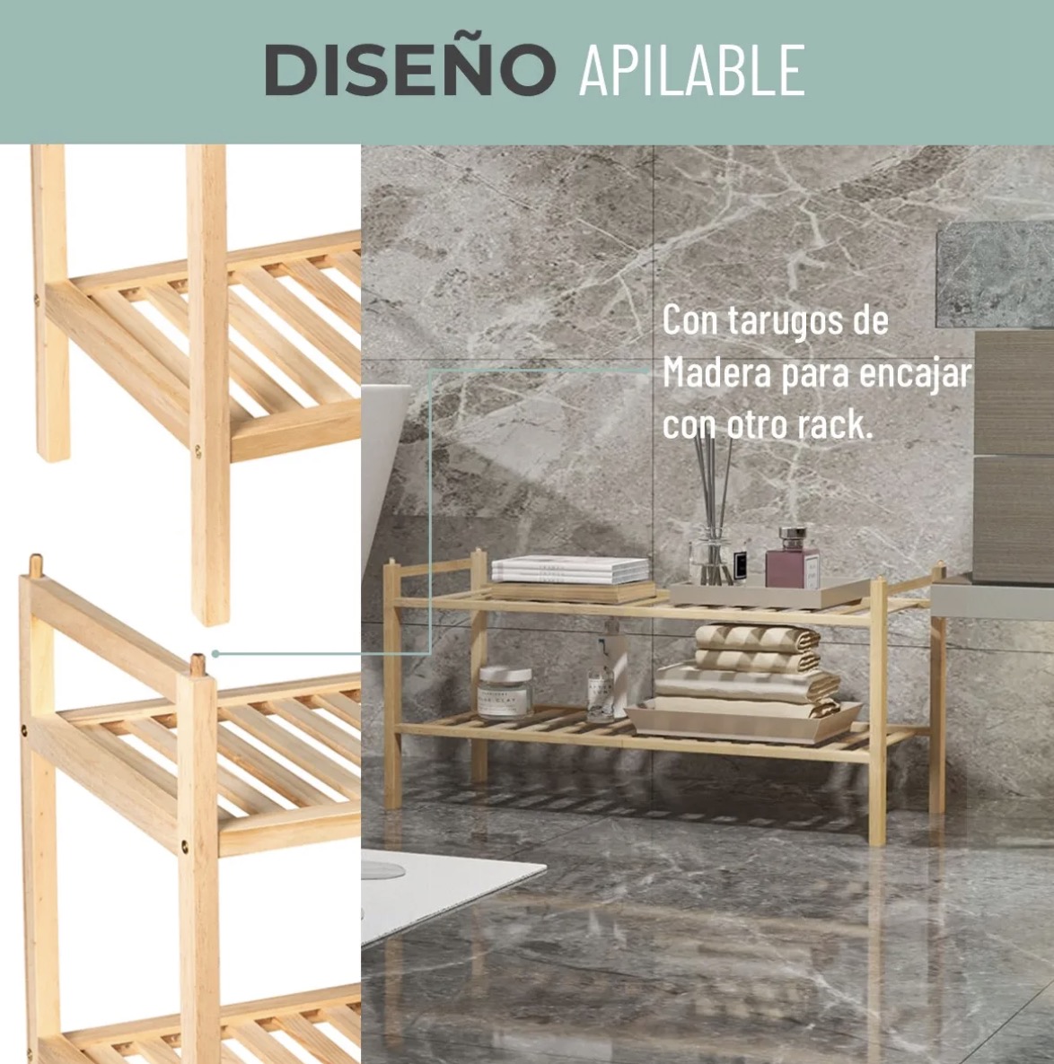 RACK ZAPATERO MUEBLE ORGANIZADOR - 3