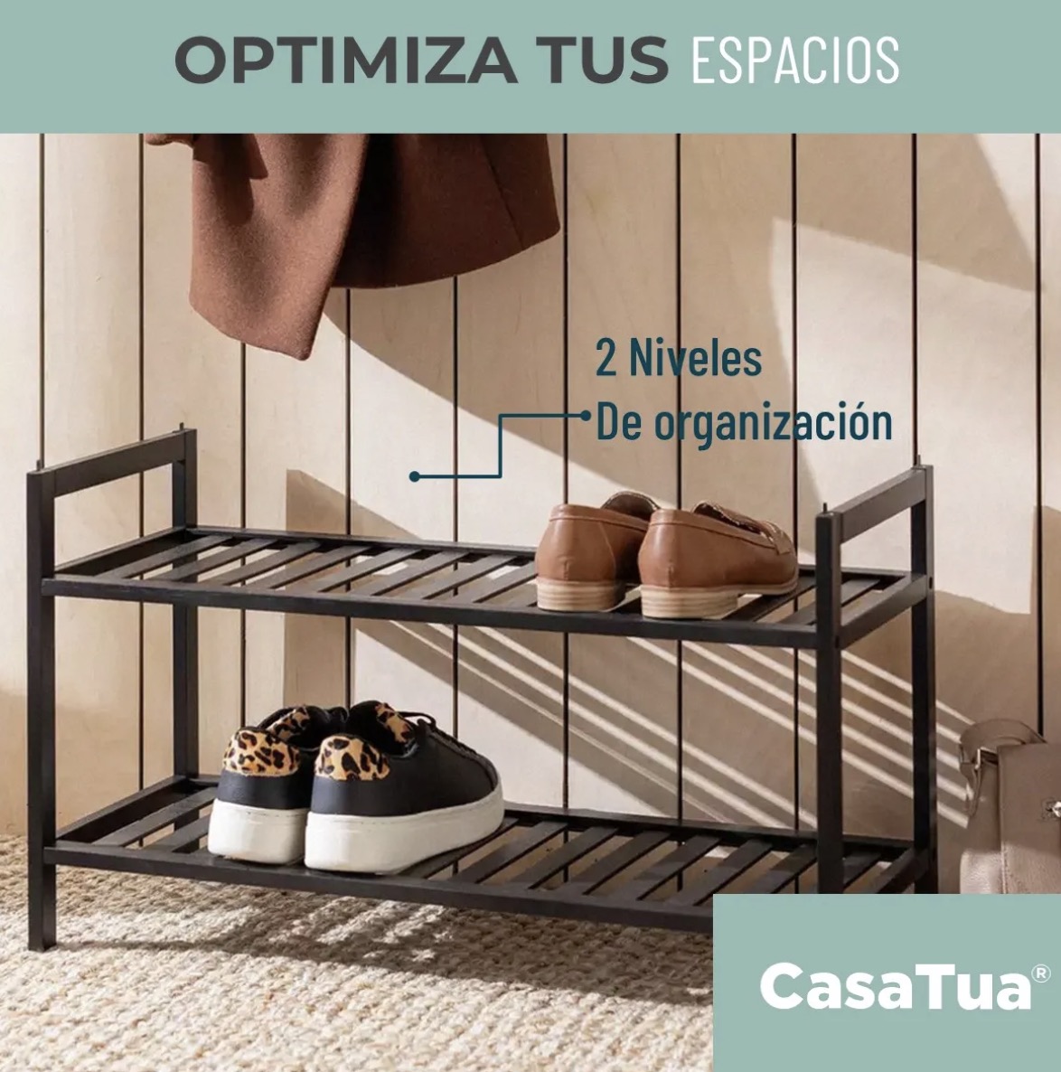 RACK ZAPATERO MUEBLE ORGANIZADOR - 2