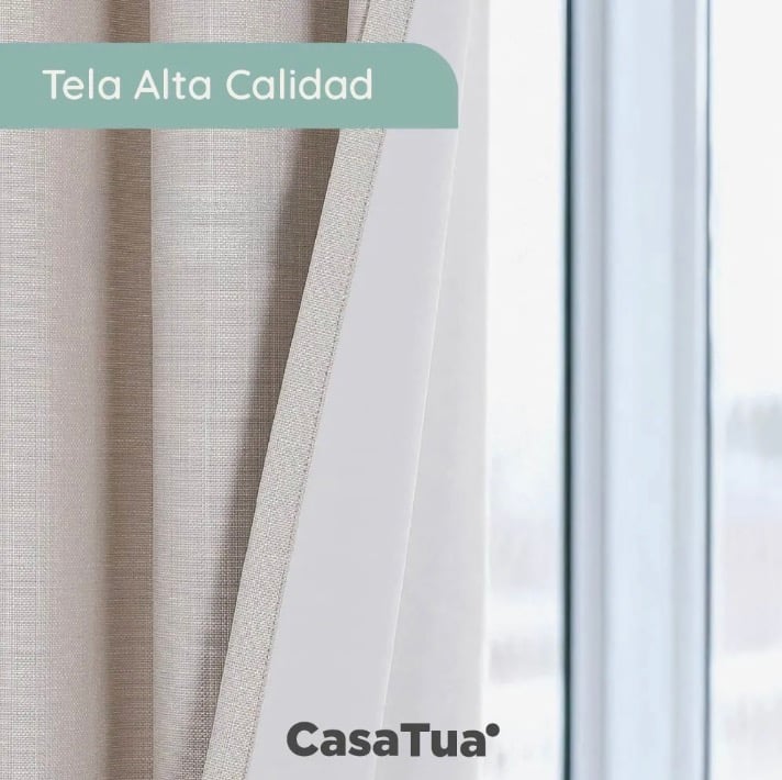 CORTINA 100% BLACKOUT ENGOMADA TERMICA - 3