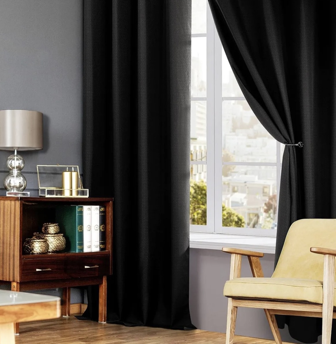 CORTINA 100% BLACKOUT ENGOMADA TERMICA - 2