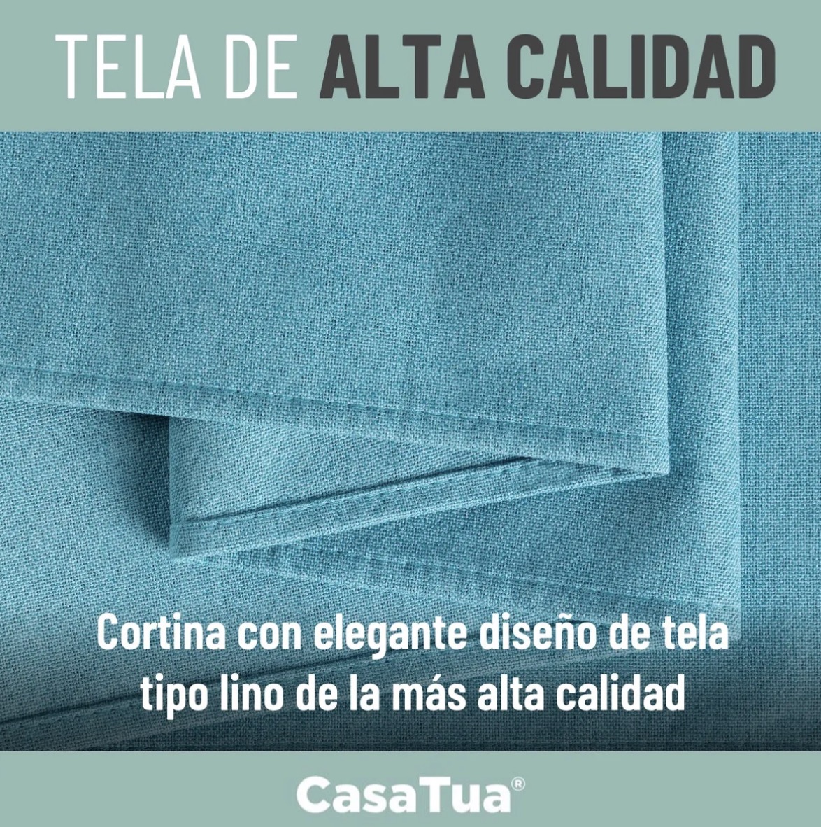 CORTINAS BLACKOUT 2 PAÑOS 140X220 TEXTURA LINO - 3