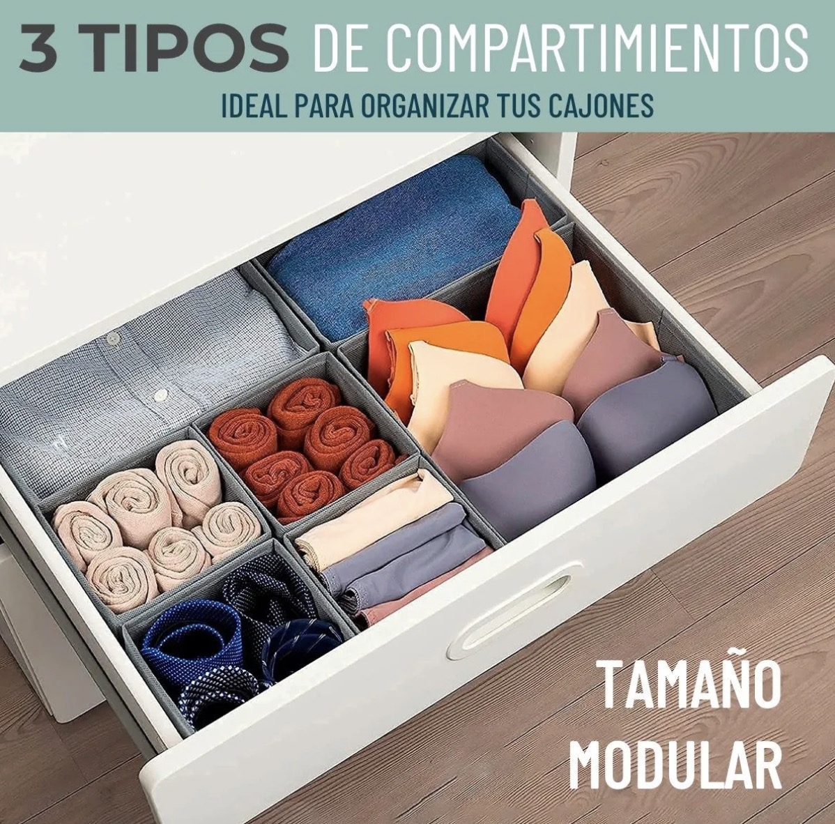 ORGANIZADOR SEPARADOR ROPA INTERIOR SET X 8 - 3