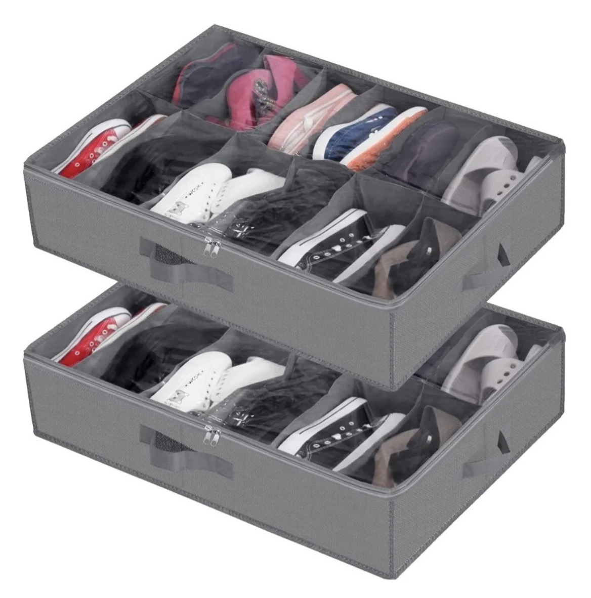 ORGANIZADOR ZAPATOS BAJO CAMA  SET X2 - 1
