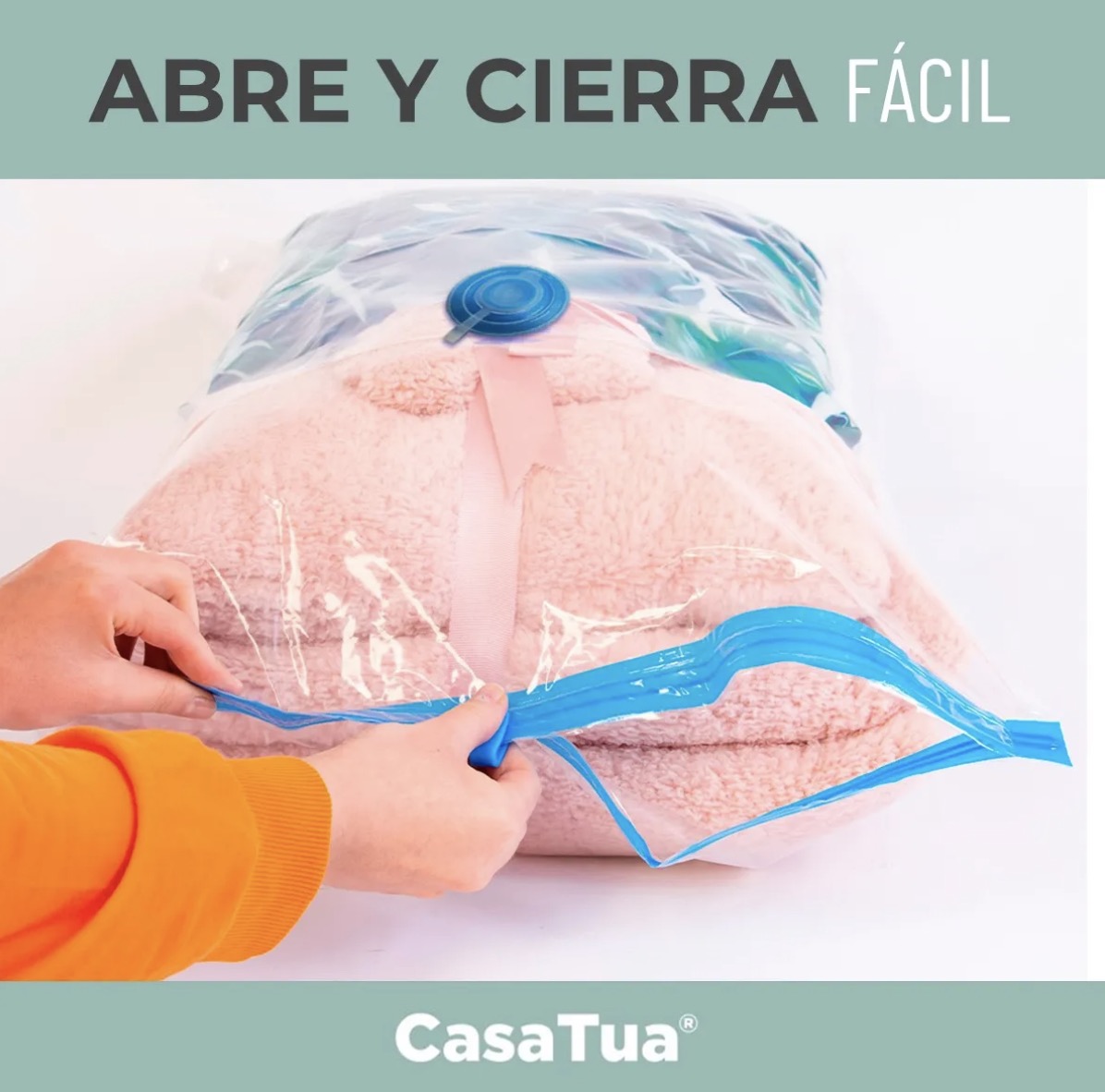 BOLSAS AL VACIO SET 12 70X100 +BOMBA - 3