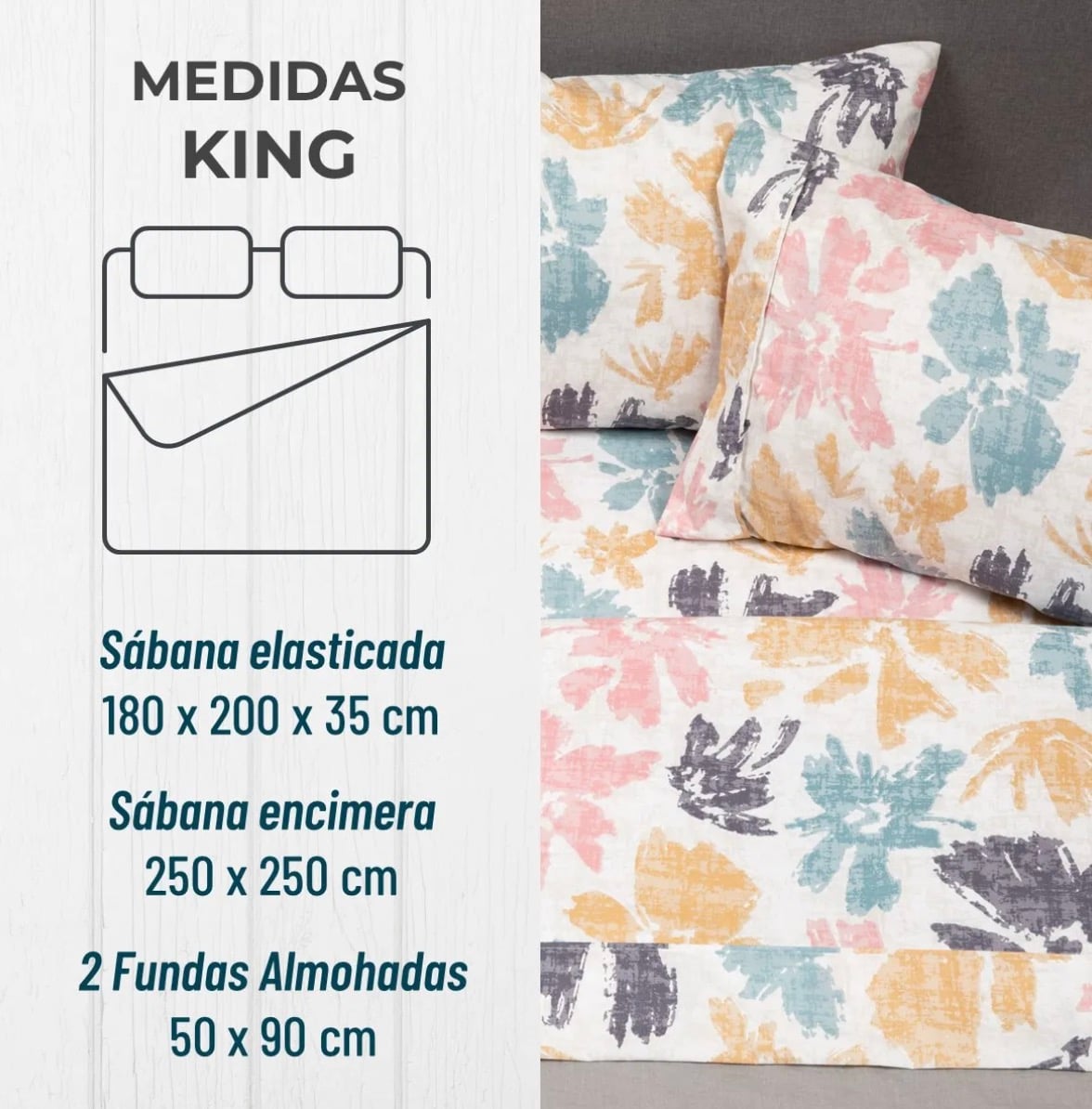 SABANAS ESTAMPADAS KING - 3