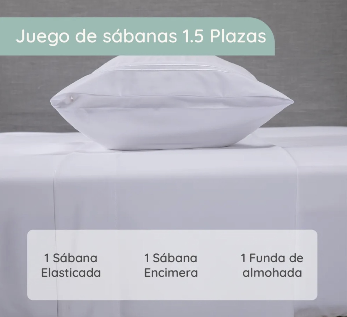 SABANA HOTEL 1,5 PLAZAS ULTRA SUAVE + FUNDA BORDADA - 2